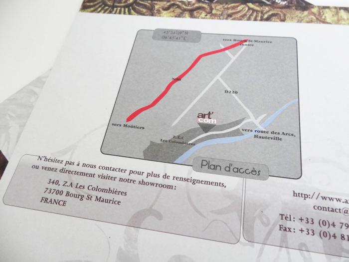 plaquette d'entreprise - artcom bourg st maurice 05