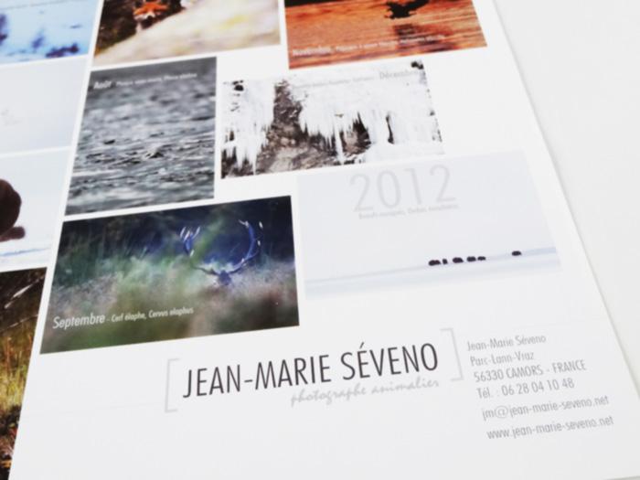 calendrier Jean-Marie Séveno - dos