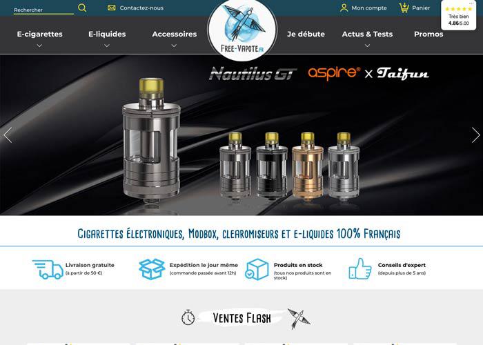 site internet Free-Vapote Aime La Plagne - image 01