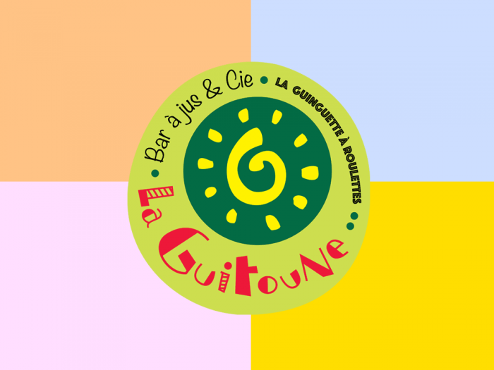 logo La Guitoune - différentes possibilités d'utilisation