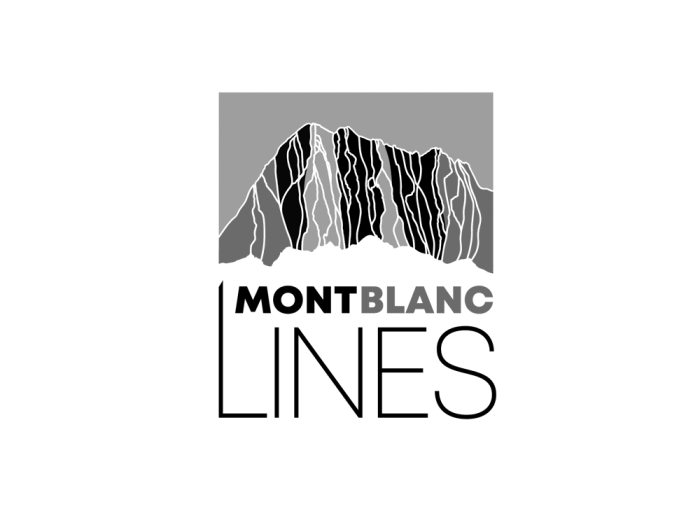 création du logo Mont Blanc Lines pour posters topo