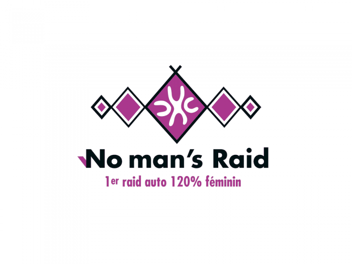 logo No man's Raid - raid auto 120% féminin