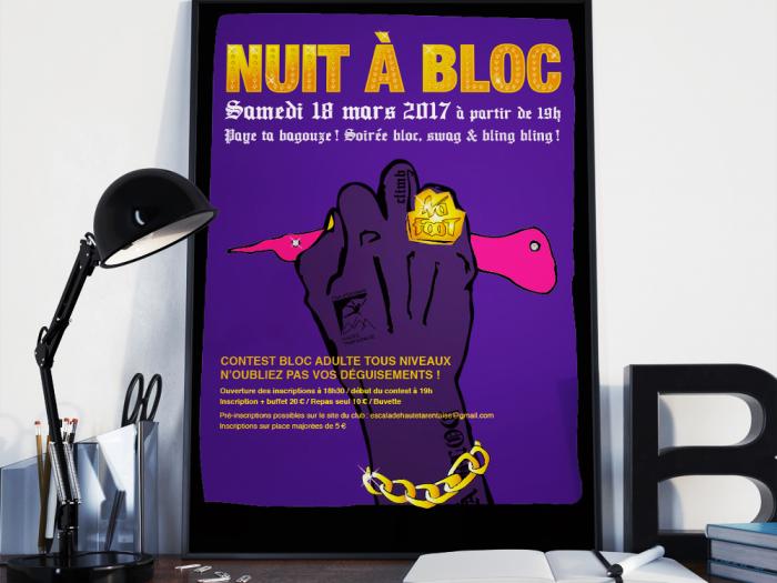 affiche évènementielle à Bourg St Maurice