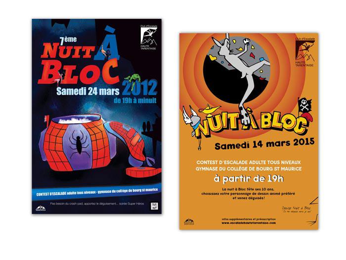 affiches création Jugraphics à Bourg Saint Maurice