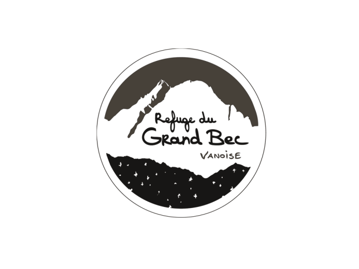 logotype du refuge du Grand Bec : création Jugraphics