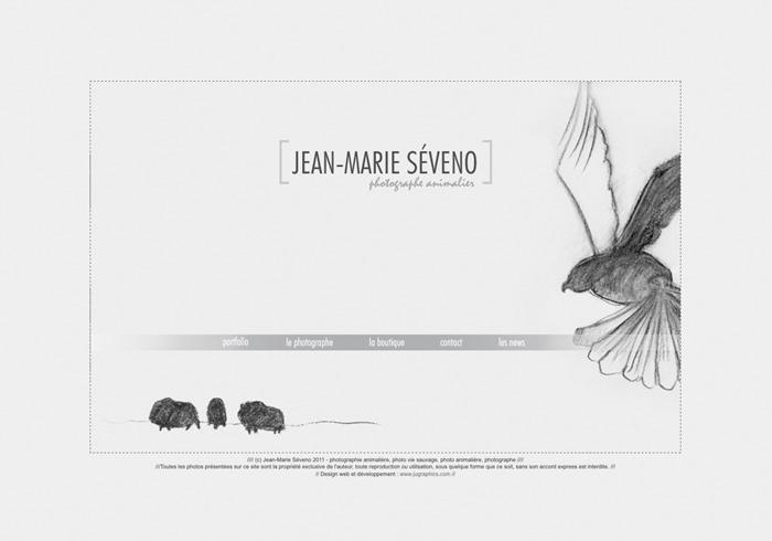 création site web de photographe animalier - ici Jean-Marie Séveno 02