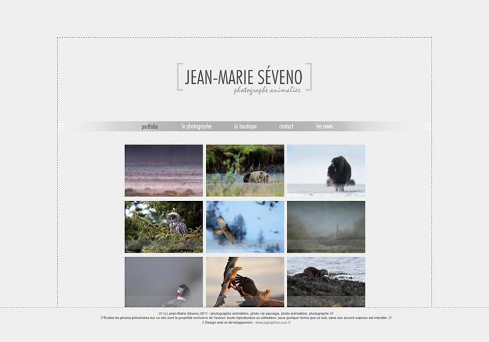 création site web de photographe animalier - ici Jean-Marie Séveno 03