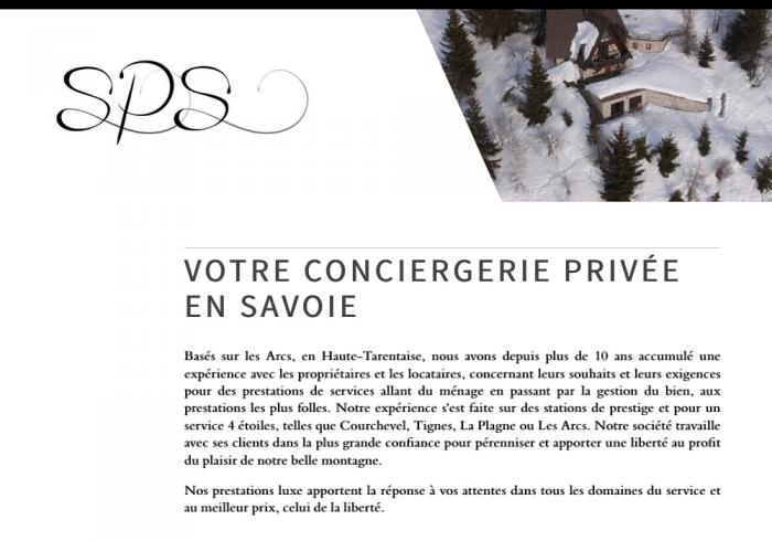 site internet vitrine - Solutions Pro Services sur desktop