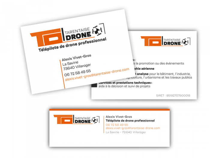 Tarentaise drone - création identitaire Jugraphics