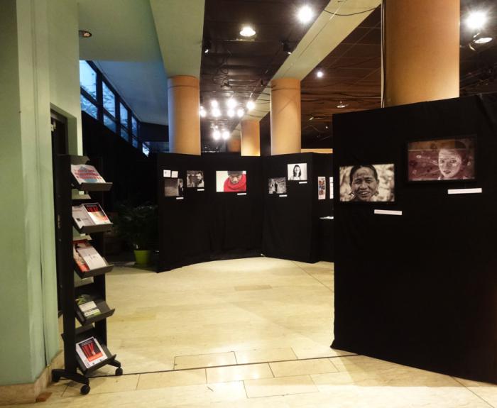 De nombreuses expositions photos. expositions photos au Grand Bivouac à Albertville