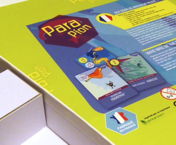 Bon à Tirer de la boîte de jeu Parapion