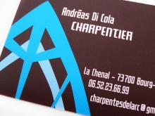 cartes de visite Charpente de l'Arc verso