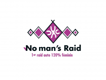 logo No man's Raid - raid auto 120% féminin