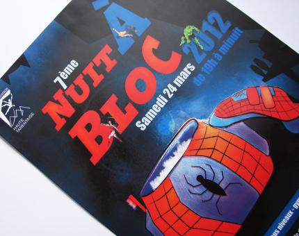 illustration Julie Loomis - Nuit à Bloc 2012 - affiche