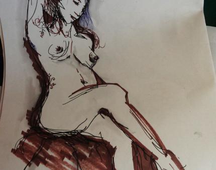 illustration et croquis de nu 05