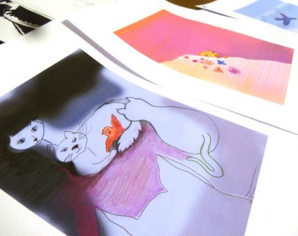 illustration in progress for the 'Contes du Froid'