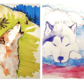 book illustration Julie Loomis - animaux