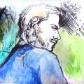 illustration Julie Loomis - portrait aquarelle 02