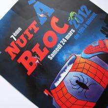 illustration Julie Loomis - Nuit à Bloc 2012 - affiche