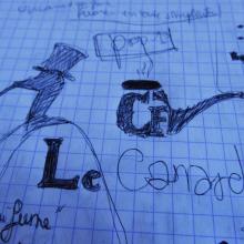 recherches pour le logo du canard qui fume