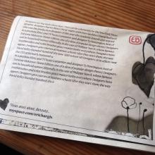 feuille de textes musicaux illustrées - présentation