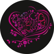 gobo design par Jugraphics - commande Arc 1950 - Saint Valentin