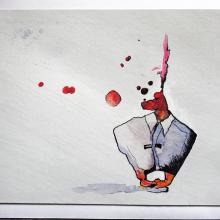 illustration Julie Loomis - armoire à glace, tête de poireau ?