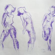 illustration et croquis de nu 01