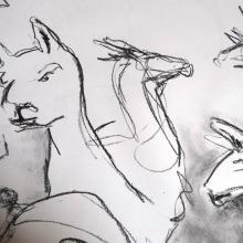 animal sketches at jardin des Plantes 03