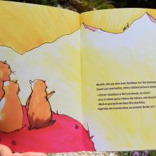 Sambouc le bouquetin (Sambouc the ibex) - finalized page of printed book